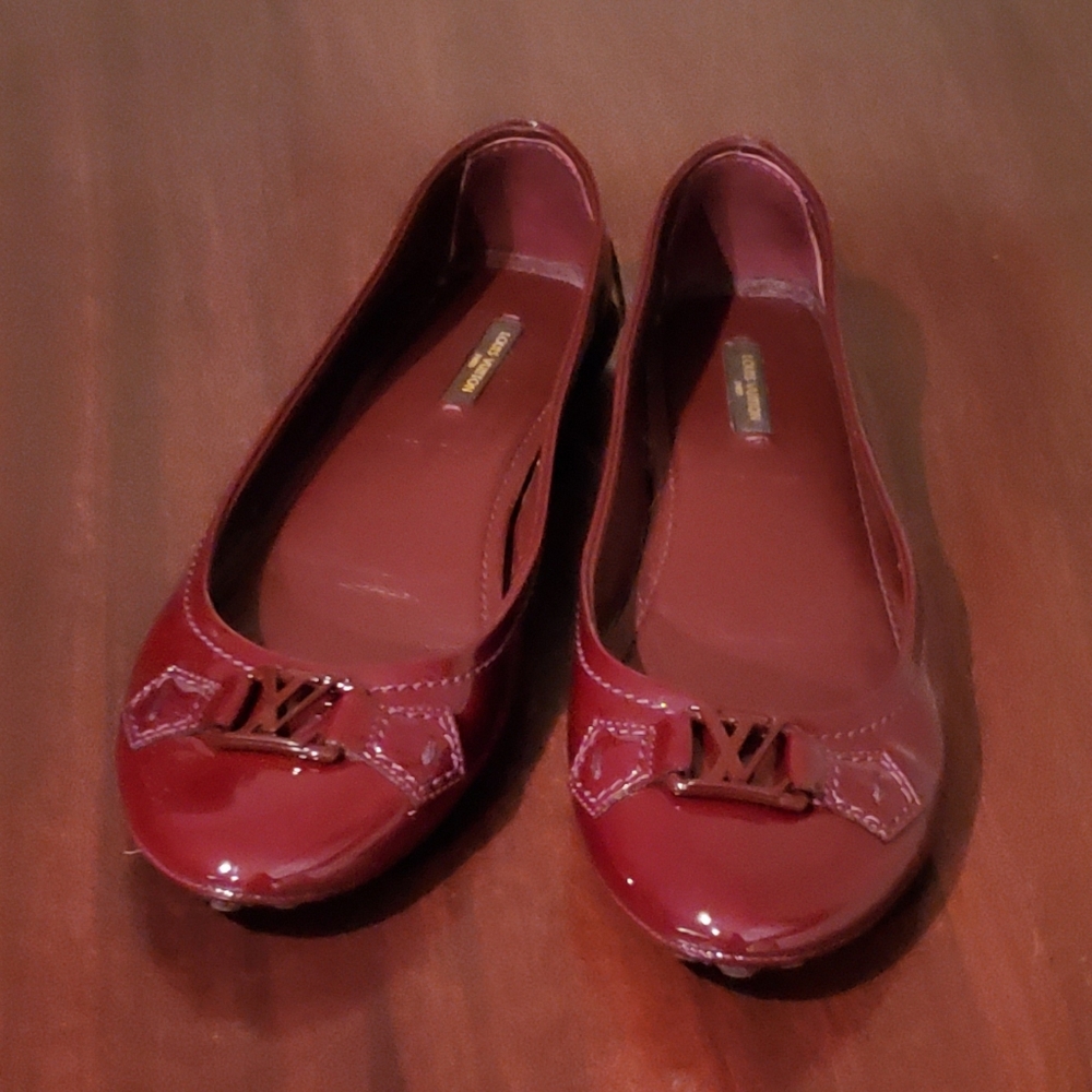 SOLD Louis Vuitton Patent Leather Ballet Flats